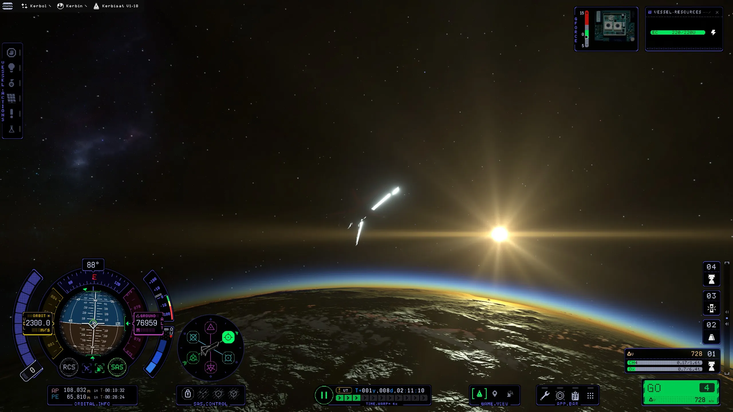 Kerbin sunrise